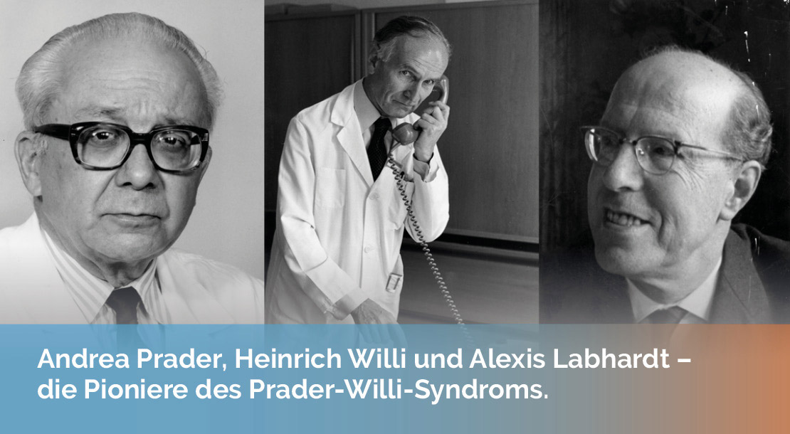 Andrea Prader, Alexis Labhart und Heinrich Willi 